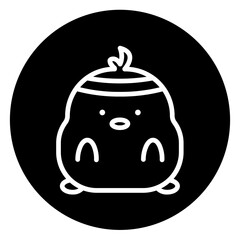 chick cartoon icon