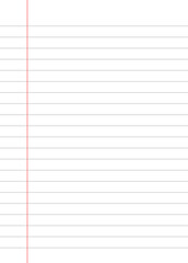 Notebook paper background. Paper lines