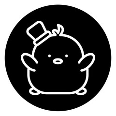 chick cartoon icon