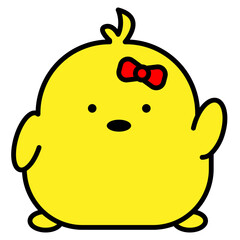 chick cartoon icon