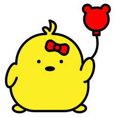 chick cartoon icon