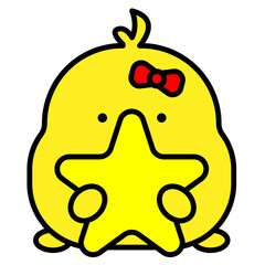 chick cartoon icon