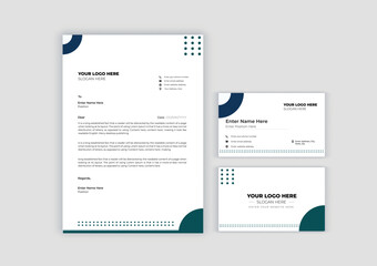 stationery template design with geometric pattern. Set of business corporate identity mock up. Documentation for business.
