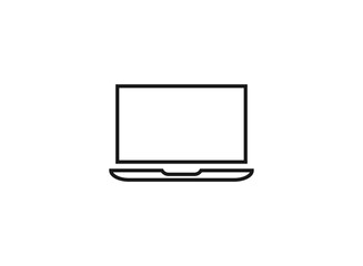 Laptop icon set. computer icon vector.