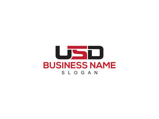 Classic USD Logo Letter, Colorful usd Logo Icon Design With Three Alphabet Letter For Any Type Of Business