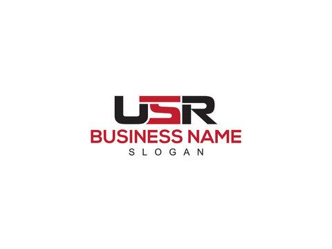 Classic USR Logo Letter, Colorful usr Logo Icon Design With Three Alphabet Letter For Any Type Of Business