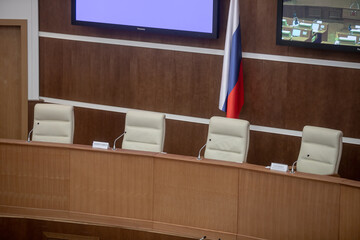 Meeting of govern in the business office. Conference. Plan for support people.  Briefing. Politic. Session of Government.