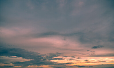 Naklejka na ściany i meble sunset sky background. beautiful sunset sky background.