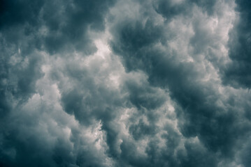 Background of storm clouds, Rain clouds