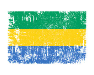 Obraz premium Gabon Flag Vector