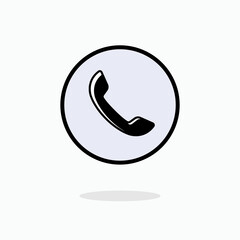 Call Icon. Telephone, Phone Symbol - Vector. 