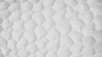 Abstract bright white porcelain with 3d printing texture background pattern backgrounds