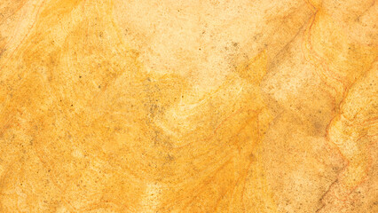 Abstract yellwo beige brown marbled natural stone texture wall or floor pattern background