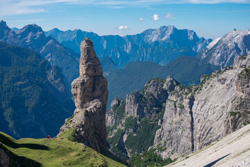 Campanile di Val Montanaia, Chimolais, Dolomiti Friulane