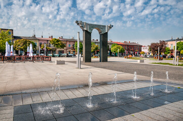 Monument to the fighters for independence of Poland. Lask, Lodzkie Voivodeship, Poland