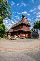 Wooden Church of the Holy Spirit. Lask, Lodzkie Voivodeship, Poland