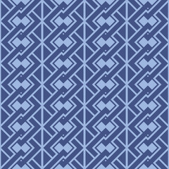 Japanese Square Chain Vector Seamless Pattern