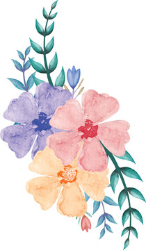 recommend clip art: Digital Watercolor Flower & Leaves Illustration. You can use this design to print on greeting cards, frames, 
                    mugs, shopping bags etc. whatever you want.
                    