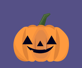 ハロウィーンのかぼちゃ おばけ ベクターイラスト