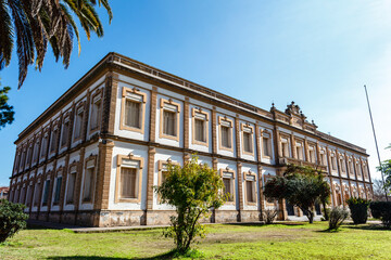 Exterior of the historical building of the graduate school in Villaguay, Entrerios, Argentina, South America