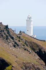 Fototapeta na wymiar Start Point Lighthouse, Devon, England
