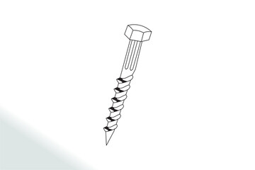 Screw nut set drawing, Nuts, Bolts Screws Collection, Isometric View, Technical Illustration, Cotter Pin, Machine Screws, Angle, 3D, Hex Head, Phillips, Flathead, Exploded Diagram, Engineerin, Vector