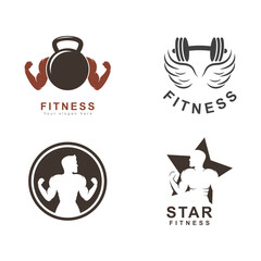 Gym logo vector