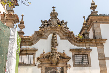 Fototapeta na wymiar Guimaraes, Portugal. Convento da Ordem do Carmo (Convent of Our Lady of Mount Carmel)