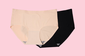 women's briefs isolated on a white background. Women's underwear. 