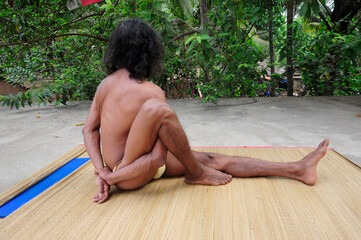 marichyasana or marichi pose in yoga