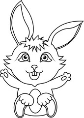 animal, rabbit, illustration