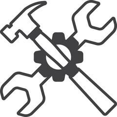 Business icon isolated on transparent background