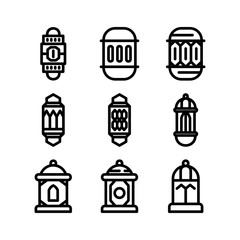 lamp icon or logo isolated sign symbol vector illustration - high quality black style vector icons
