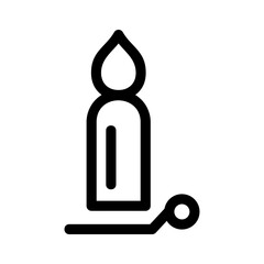 candle icon or logo isolated sign symbol vector illustration - high quality black style vector icons
