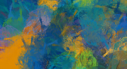 Fototapeta na wymiar Brush Stroke Background, Color Wash, Faux Painting 