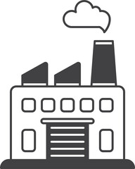 computer and electronic device icon isolated on transparent background