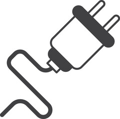 computer and electronic device icon isolated on transparent background