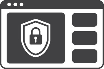 computer and electronic device icon isolated on transparent background