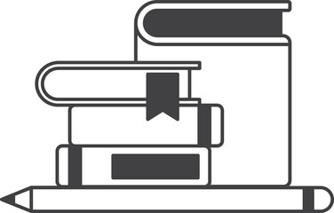 education icon on transparent background