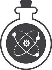 energy icon on transparent background