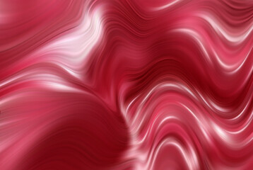 Obraz premium Silky pink fabric. Abstract background. Vector illustration. Realistic textile with pleats and draperies. Decor element for design