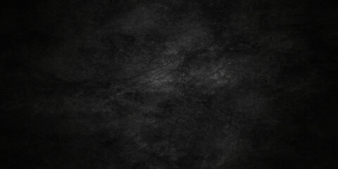 Obraz na płótnie Canvas Black stone concrete texture background anthracite panorama. Panorama dark grey black slate background or texture. 