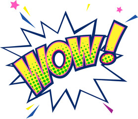 Pop Comic Expression text element background effect