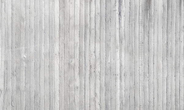 Sichtbetonwand in Holzoptik in grau xxl panorama