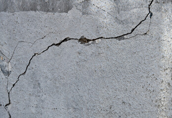 Background of cracked concrete wall