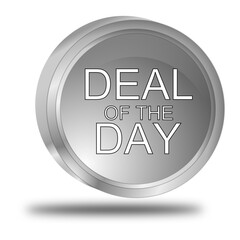 Deal of the Day Button - 3D illustration
