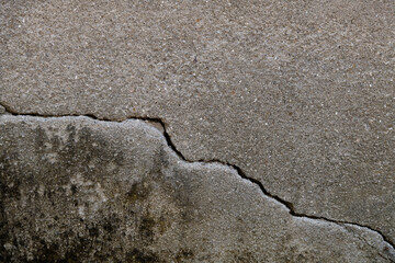 Background of cracked concrete wall
