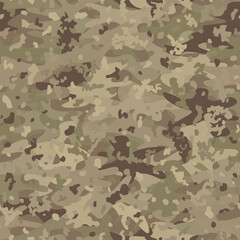 Fototapeta premium Texture military camouflage seamless pattern. Abstract army vector illustration