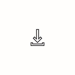 download symbol . icon . arrow for download 