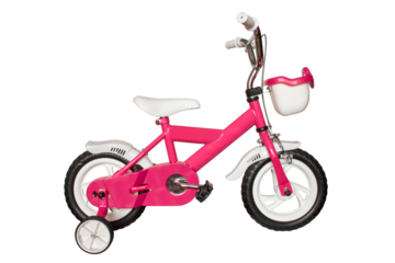 Red children's bicycle